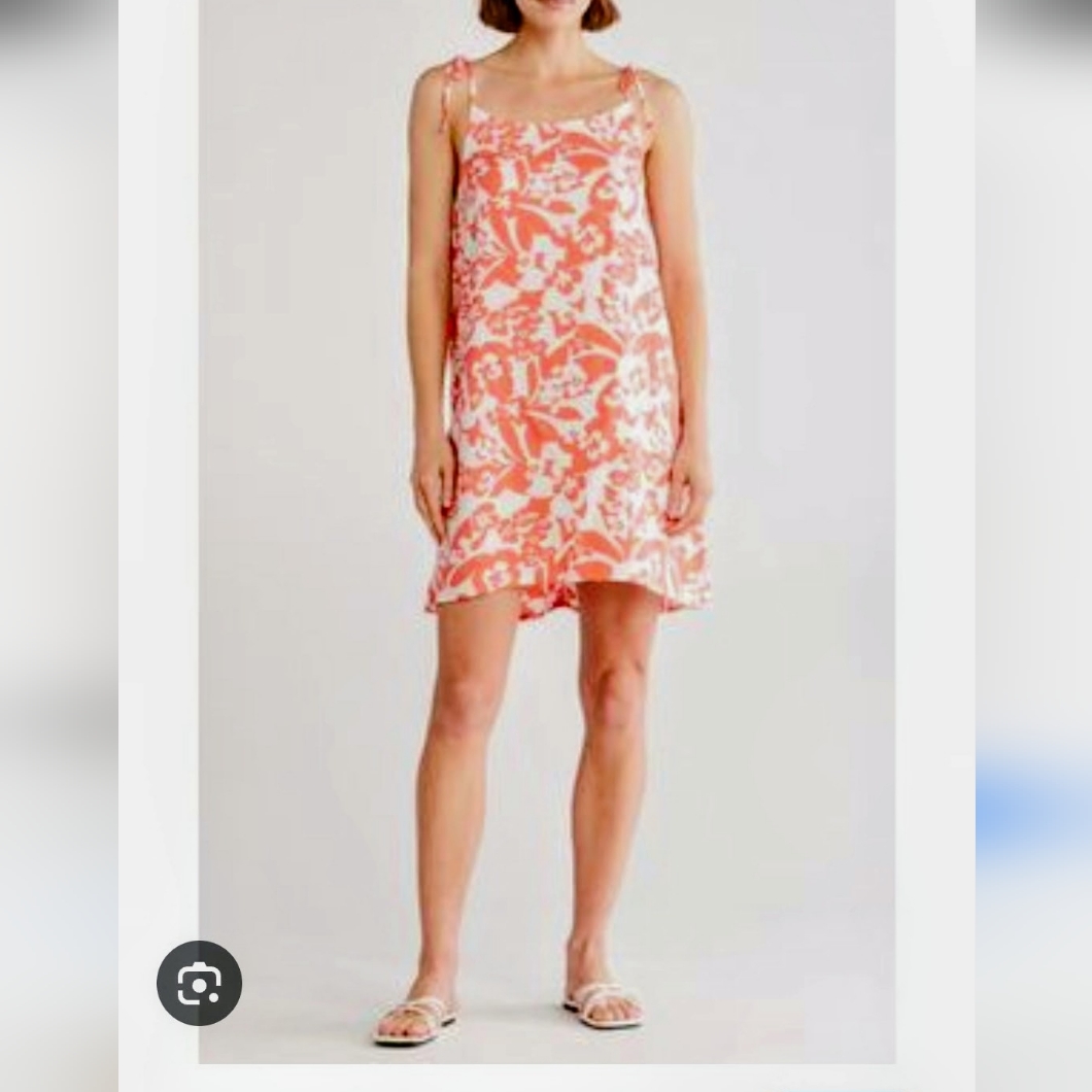 Billabong So Coy Midi Dress Sz L Nwt Beach